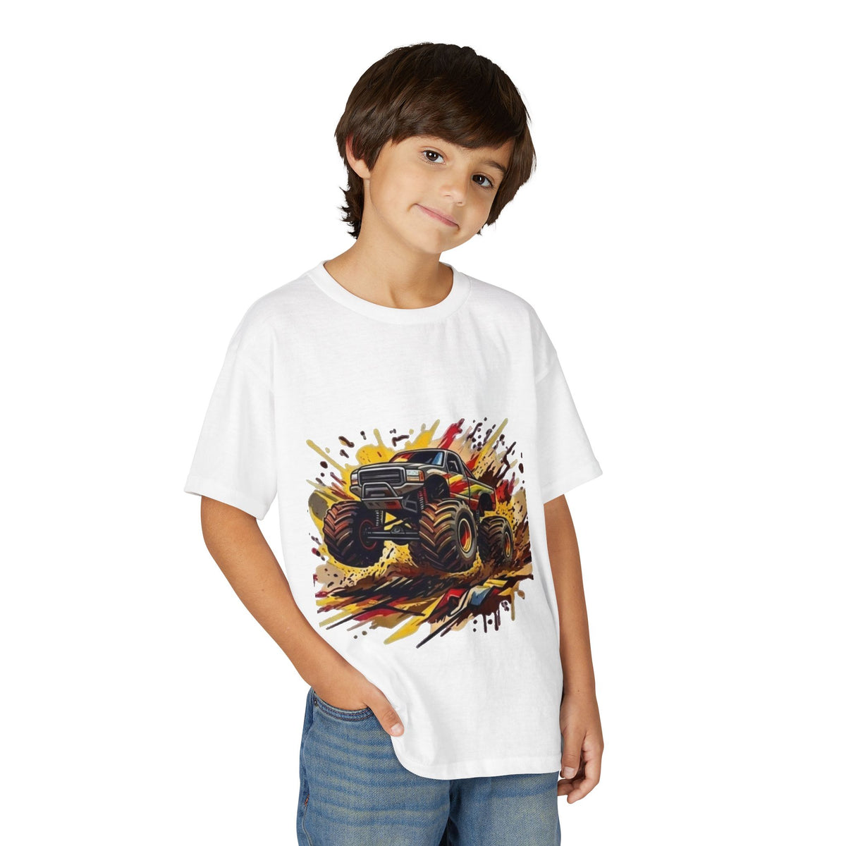 Copy of Monster Truck Illustration Youth T-Shirt | Mud Splash Racing