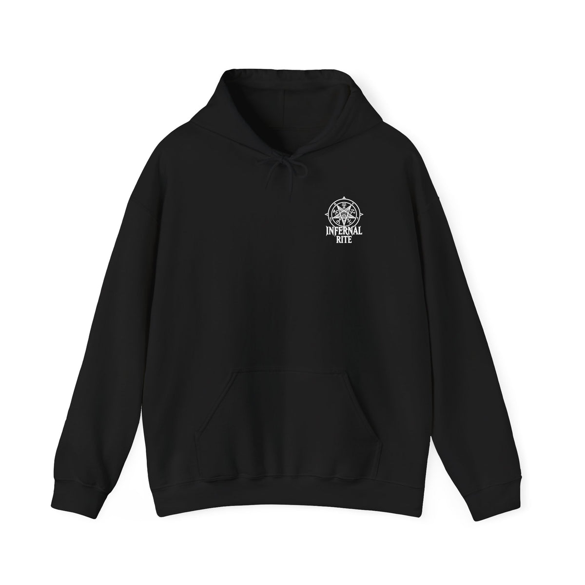 Infernal Rite™ Hoodie, Vanguard of Damned Sweatshirt, Dark Fantasy Heavy Metal Band Merchandise Graphic Pullover
