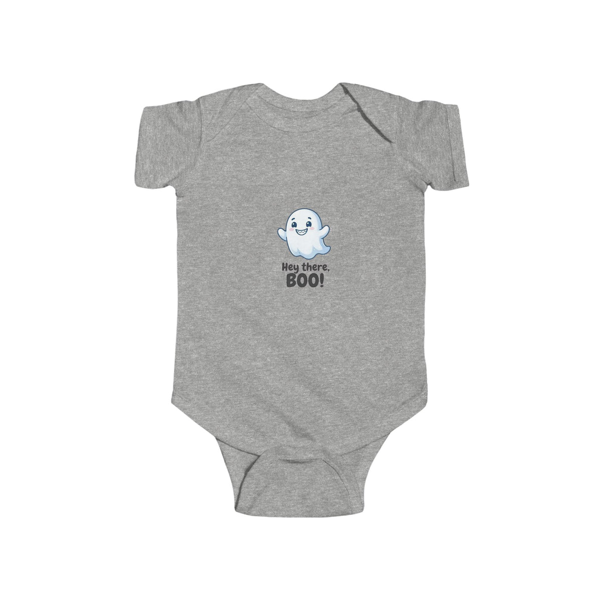 Hey There Boo Halloween Baby Bodysuit | Spooky Cute Ghost Onesie