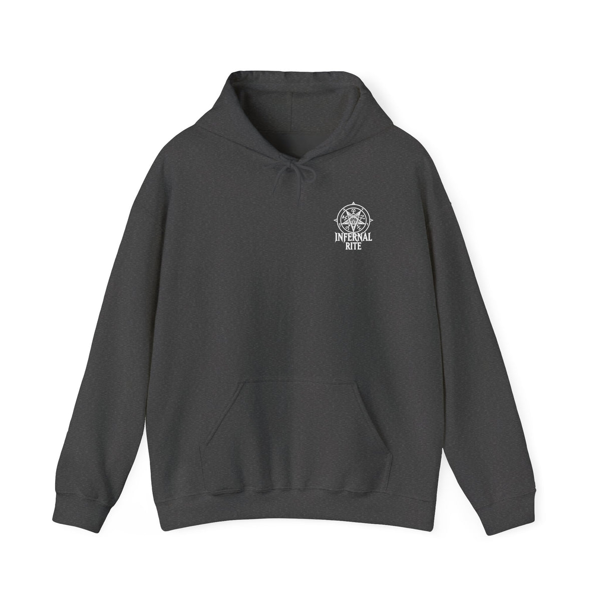 Infernal Rite™ Hoodie, Vanguard of Damned Sweatshirt, Dark Fantasy Heavy Metal Band Merchandise Graphic Pullover