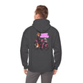 Girl Biker on Pink Sportbike Hoodie | Retro Anime Motorcycle Design