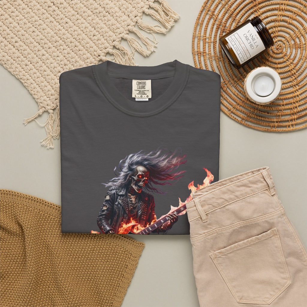 Infernal Rite "CC Fuego" Heavyweight Streetwear Metal Guitarist Tee