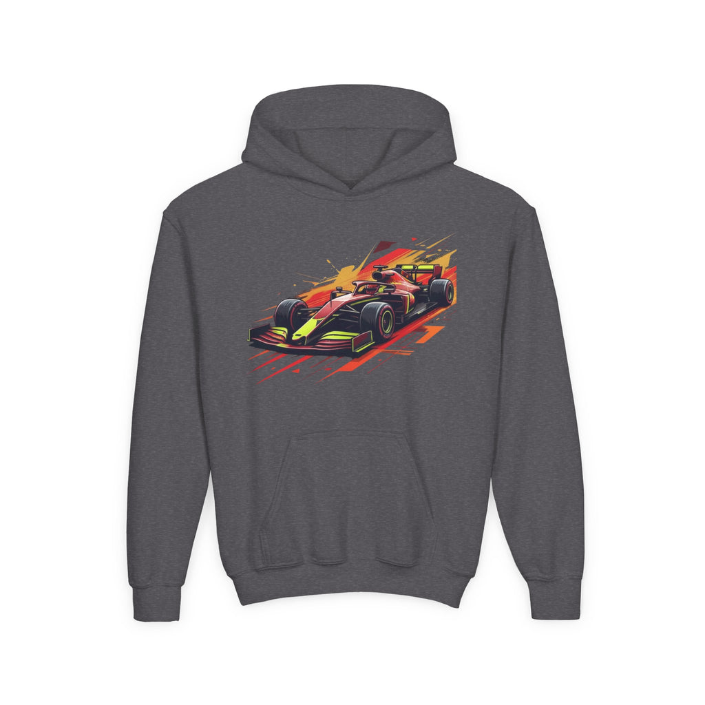 Open Wheel Hoodie, Modern Formula Kids Sweatshirt, Youth Aero Slipstream Racing Graphic Pullover