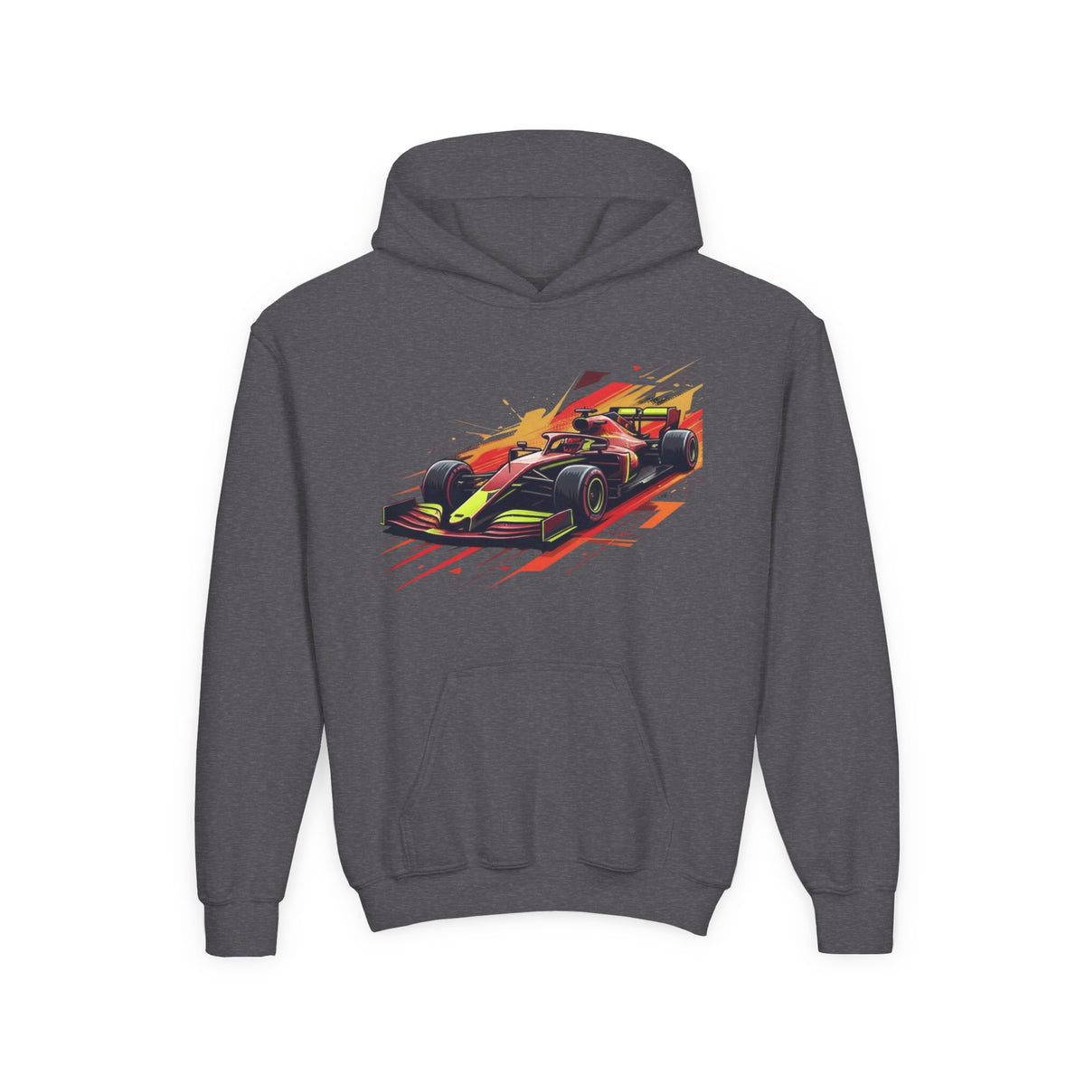 Open Wheel Hoodie, Modern Formula Kids Sweatshirt, Youth Aero Slipstream Racing Graphic Pullover