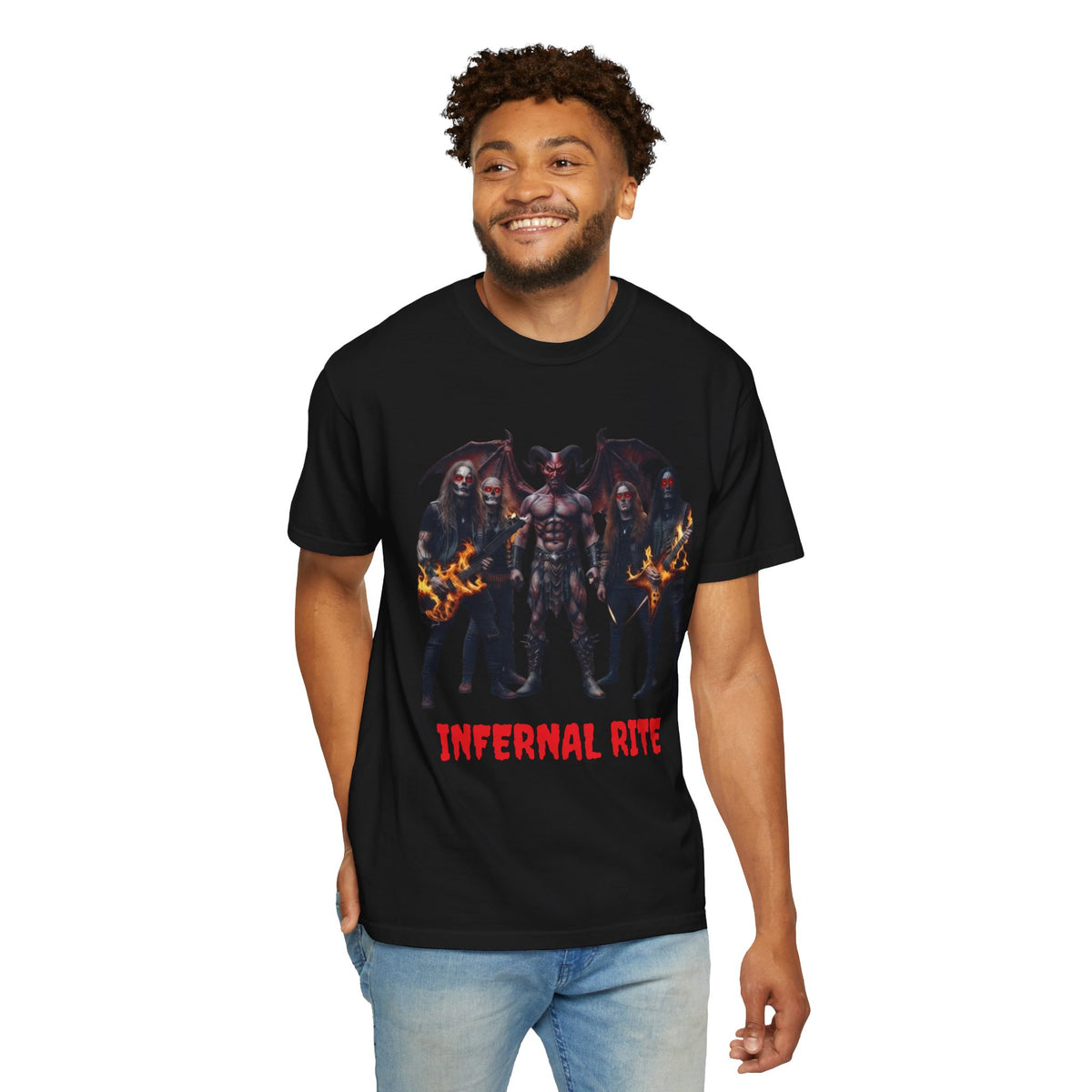 Infernal Rite "Full Lineup" Heavyweight Streetwear Metal Band Tee