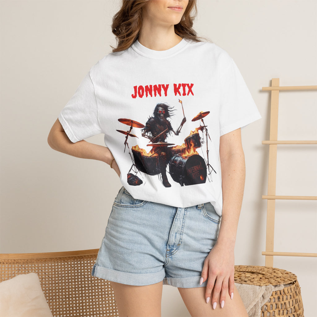 Infernal Rite  "Jonny Kix" Drummer Rock Band Tee