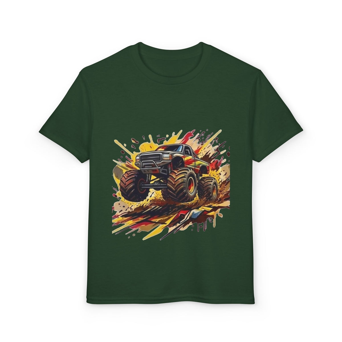 Copy of Monster Truck Illustration Youth T-Shirt | Mud Splash Racing
