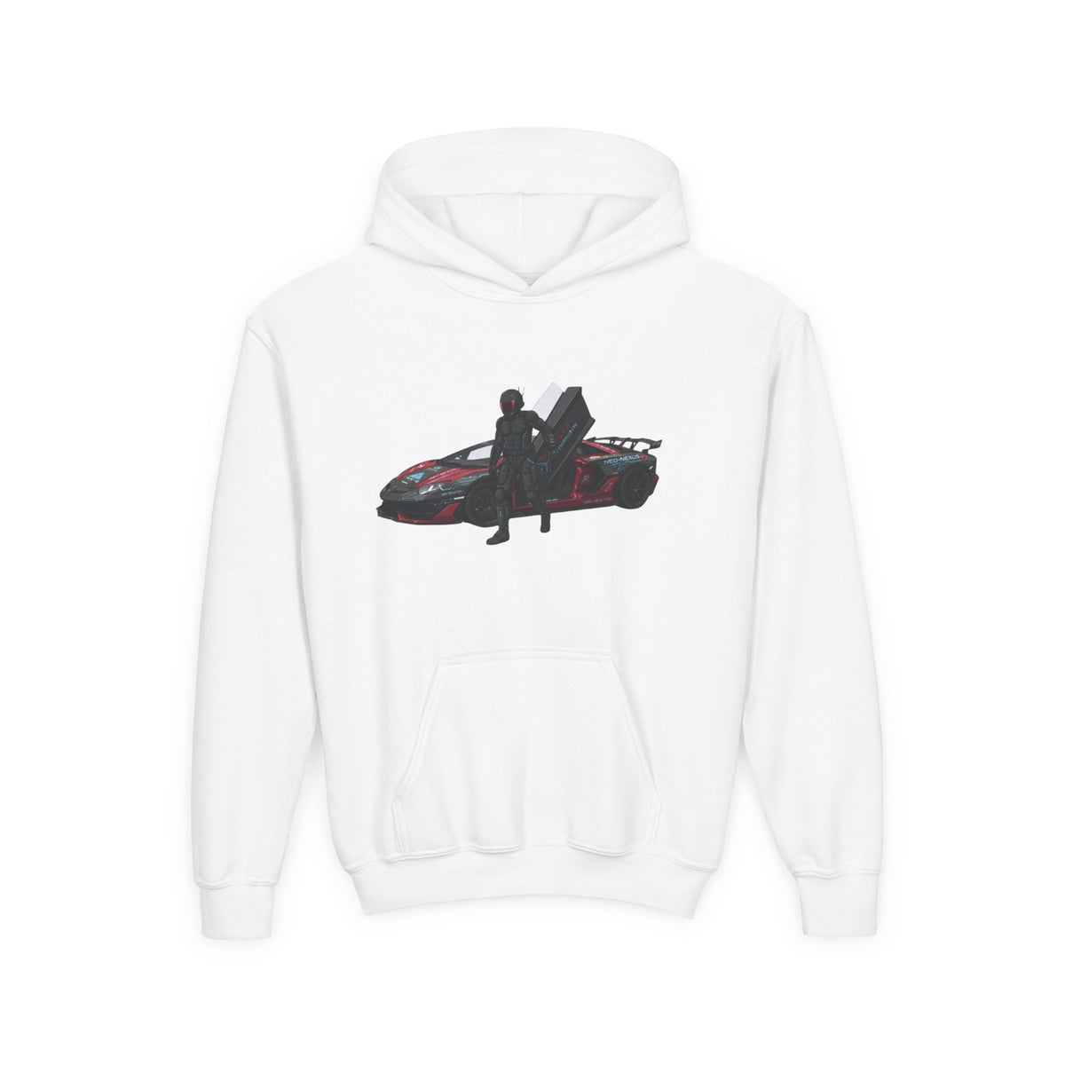 Kids Villain Hoodie, Void Rift Solo Car Kids Sweatshirt, Youth Nemesis Driver Retro Anime Graphic Pullover