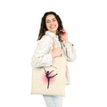 Ballet Dancer Canvas Bag, Ballerina Accessories Tote, Personalized Dance Studio Bag, Cute Recital Gift for Ballerinas