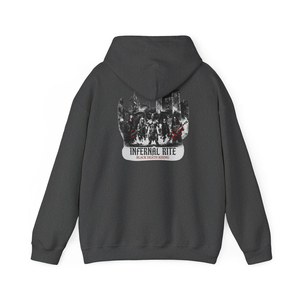 Infernal Rite "Black Death Rising" Premium Streetwear Heavyweight Hoodie
