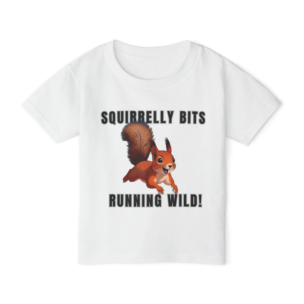 Squirrel Cartoon Running Wild toddler t-shirt