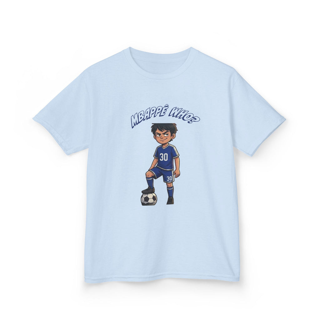 Mbappe Youth Soccer T-Shirt, Kids Football Graphic Tee, Kylian Mbappe Fan Gift, Cool Sports Shirt for Boys and Girls