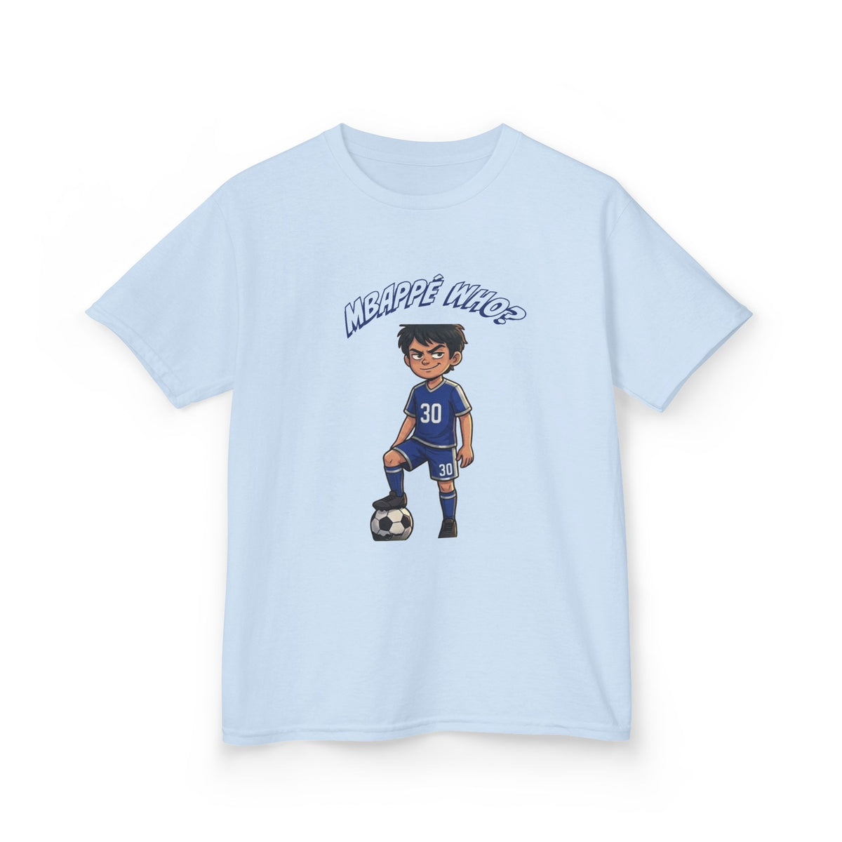 Mbappe Youth Soccer T-Shirt, Kids Football Graphic Tee, Kylian Mbappe Fan Gift, Cool Sports Shirt for Boys and Girls