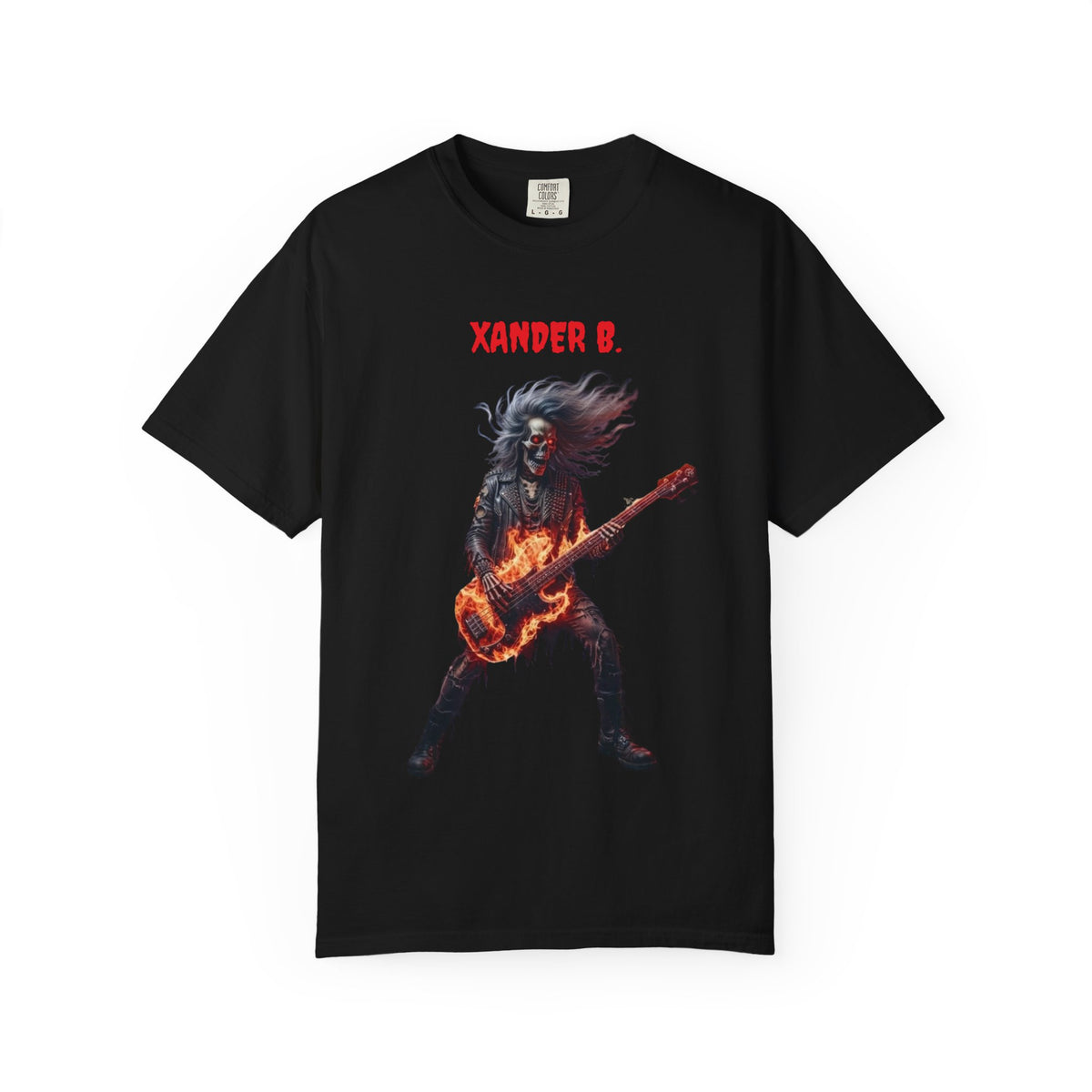 Infernal Rite "XANDER B" Heavyweight Streetwear Metal Bass Guitarist Tee