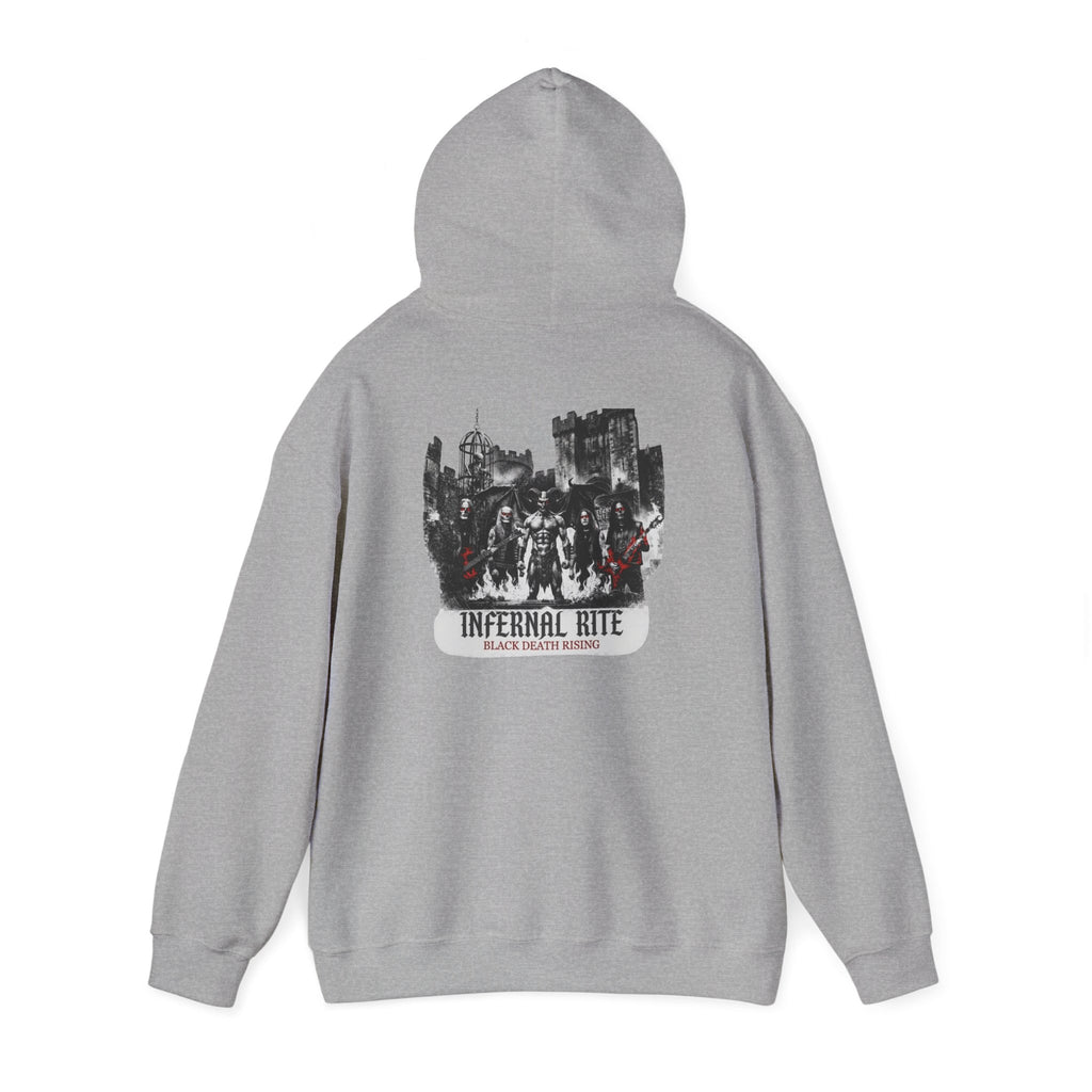 Infernal Rite "Black Death Rising" Premium Streetwear Heavyweight Hoodie