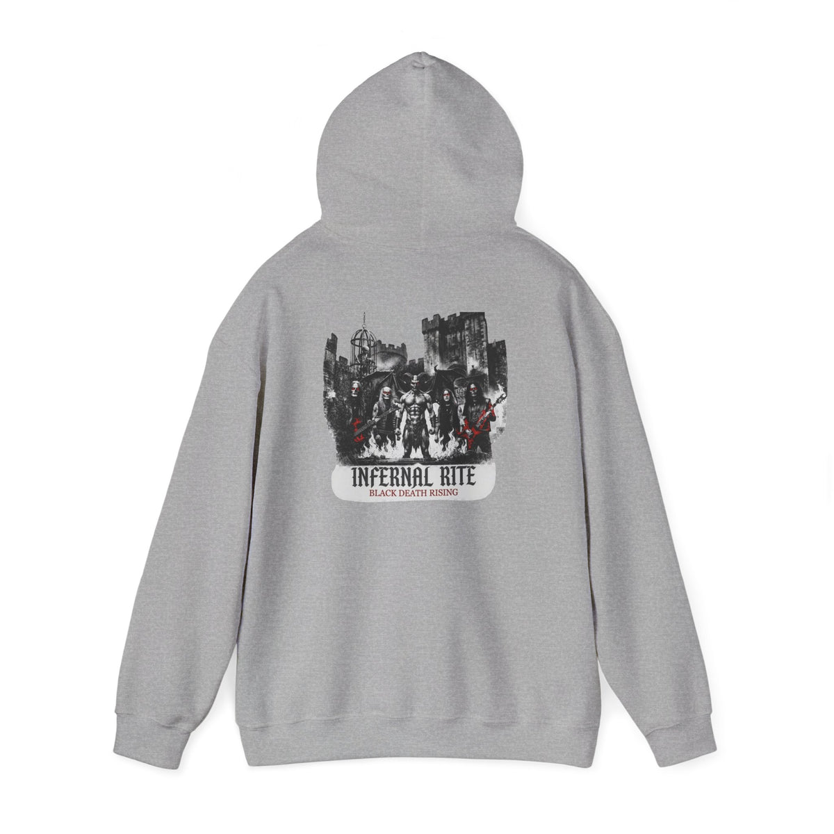 Infernal Rite "Black Death Rising" Premium Streetwear Heavyweight Hoodie