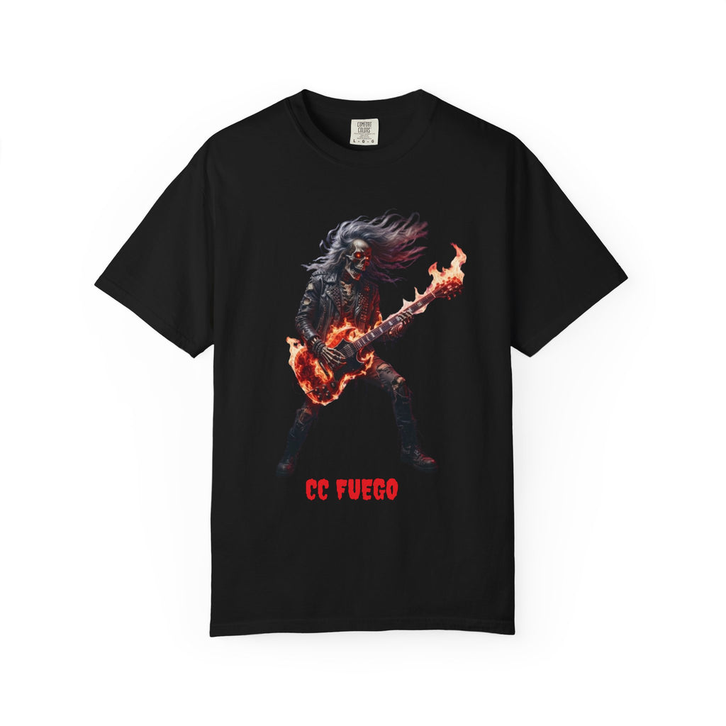 Infernal Rite "CC Fuego" Heavyweight Streetwear Metal Guitarist Tee