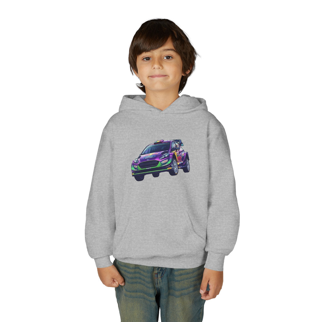 Airborne Stage Hoodie, Dirt Racing Kids Sweatshirt, Youth Apex Jump Graphic Pullover