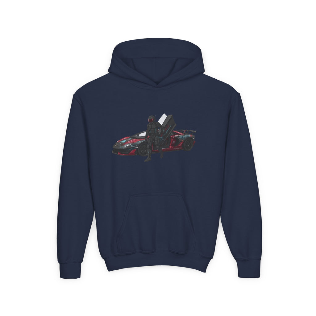 Kids Villain Hoodie, Void Rift Solo Car Kids Sweatshirt, Youth Nemesis Driver Retro Anime Graphic Pullover