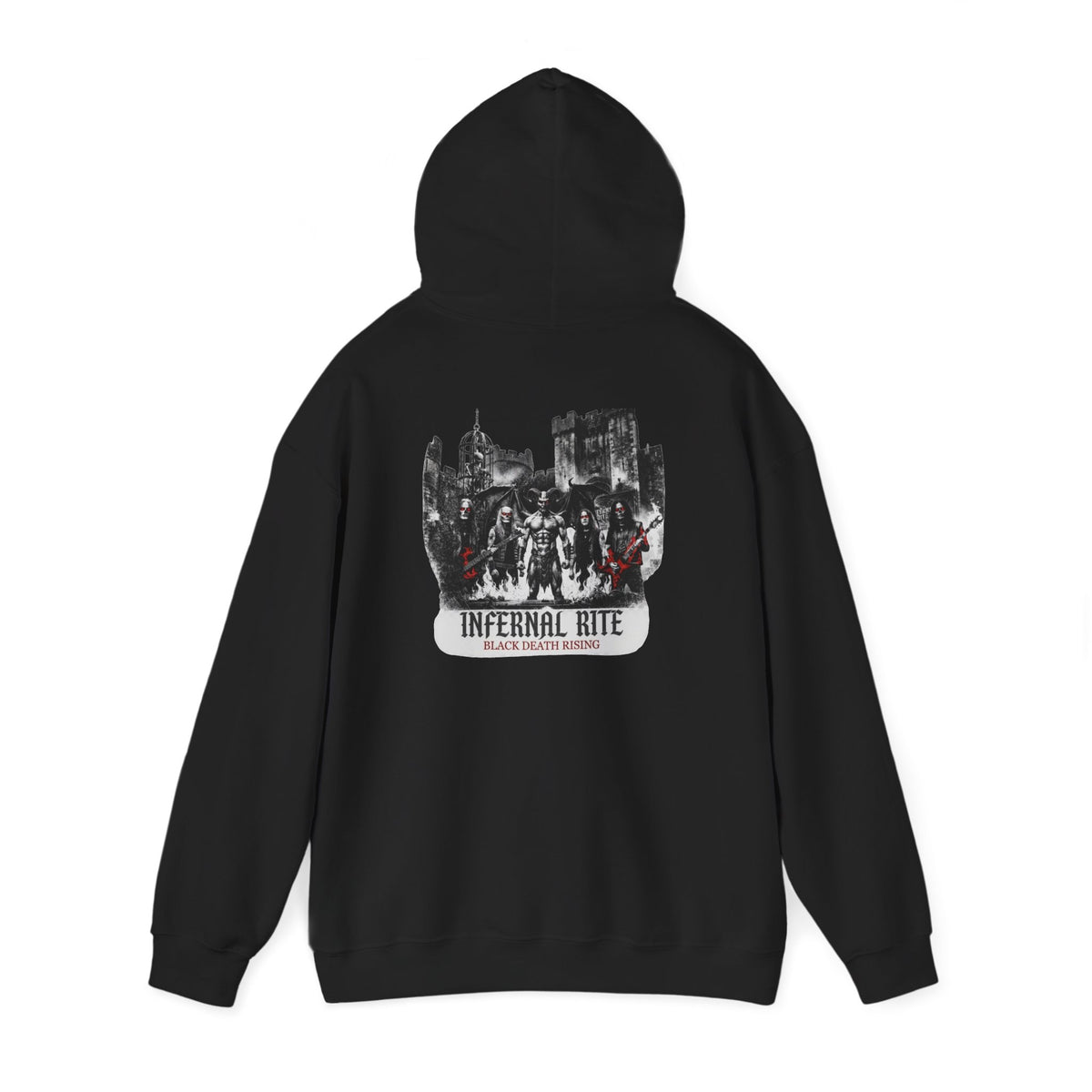 Infernal Rite "Black Death Rising" Premium Streetwear Heavyweight Hoodie