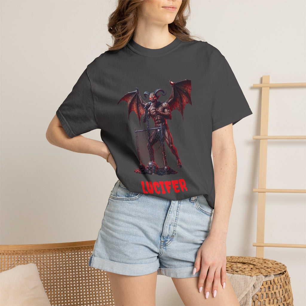 Infernal Rite "LUCIFER" Heavyweight Streetwear Metal Frontman Tee
