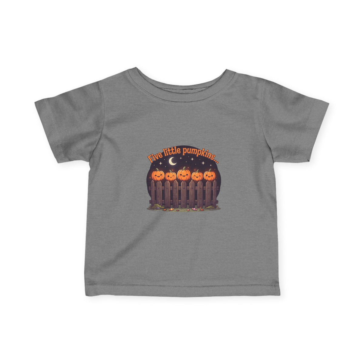 Five Little Pumpkins Infant Tee | Picket Fence Storybook Halloween Baby Shirt