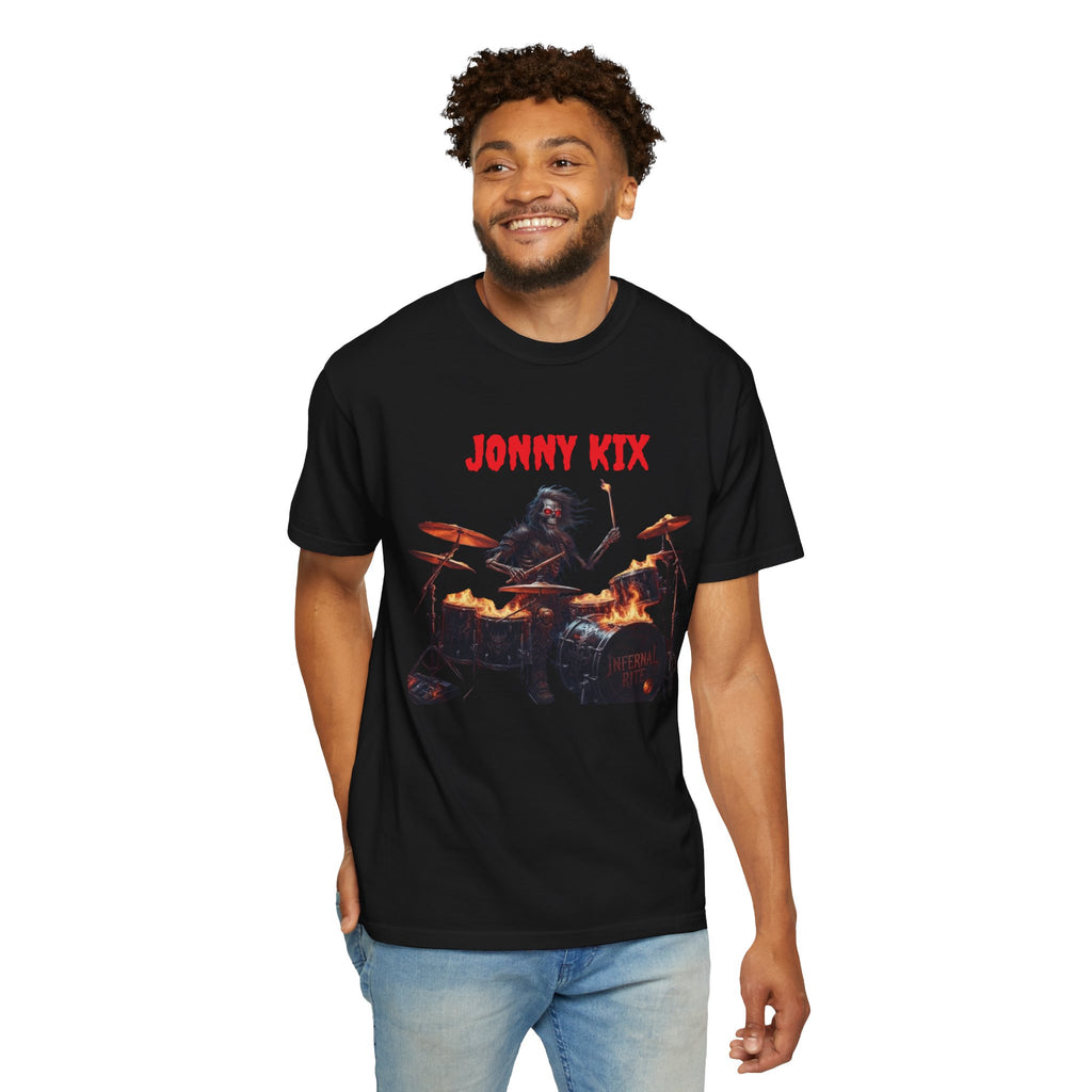 Infernal Rite  "Jonny Kix" Drummer Rock Band Tee