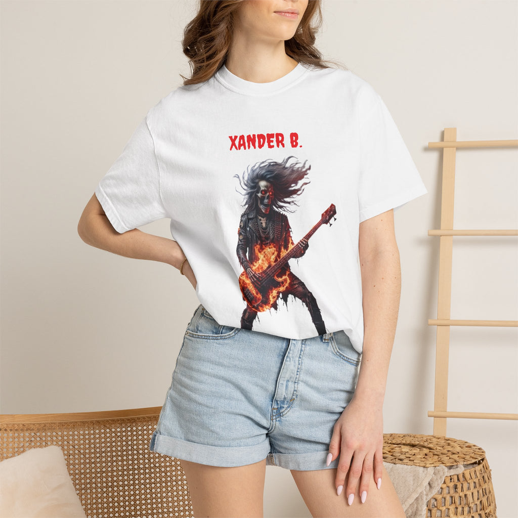 Infernal Rite "XANDER B" Heavyweight Streetwear Metal Bass Guitarist Tee