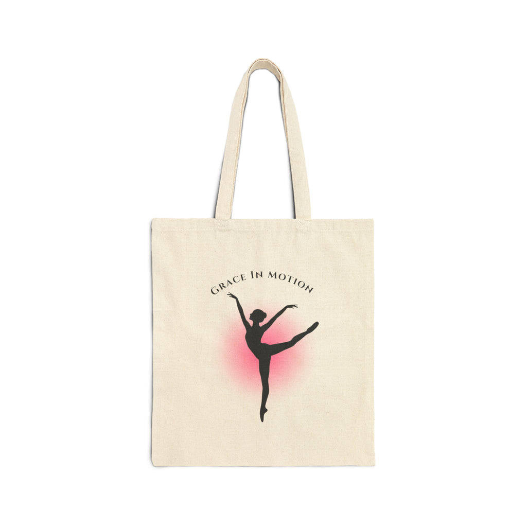Ballet Dancer Canvas Bag, Ballerina Accessories Tote, Personalized Dance Studio Bag, Cute Recital Gift for Ballerinas