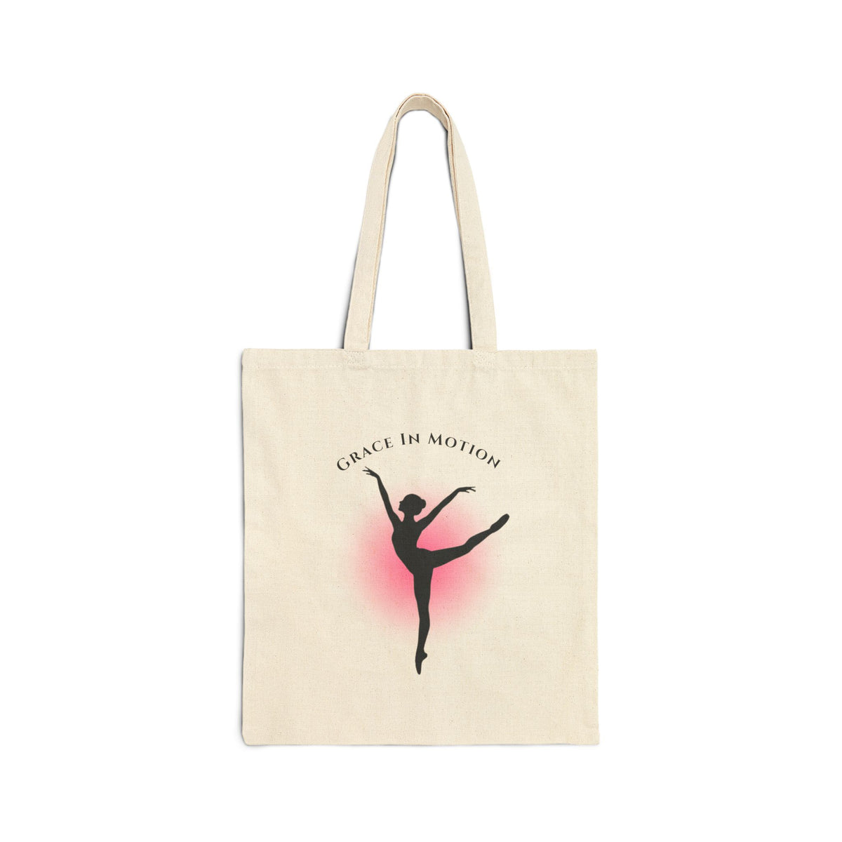 Ballet Dancer Canvas Bag, Ballerina Accessories Tote, Personalized Dance Studio Bag, Cute Recital Gift for Ballerinas