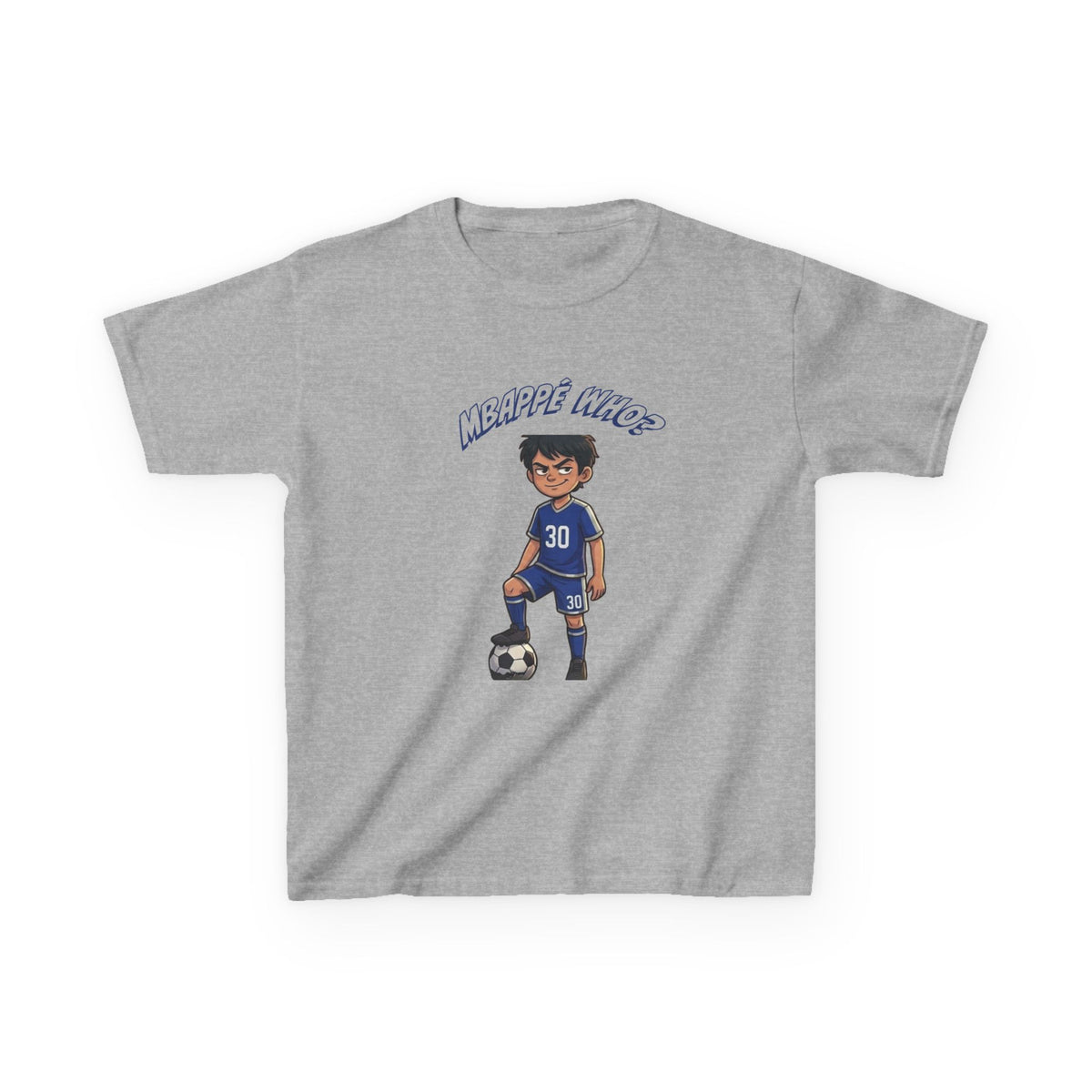 Mbappe Youth Soccer T-Shirt, Kids Football Graphic Tee, Kylian Mbappe Fan Gift, Cool Sports Shirt for Boys and Girls