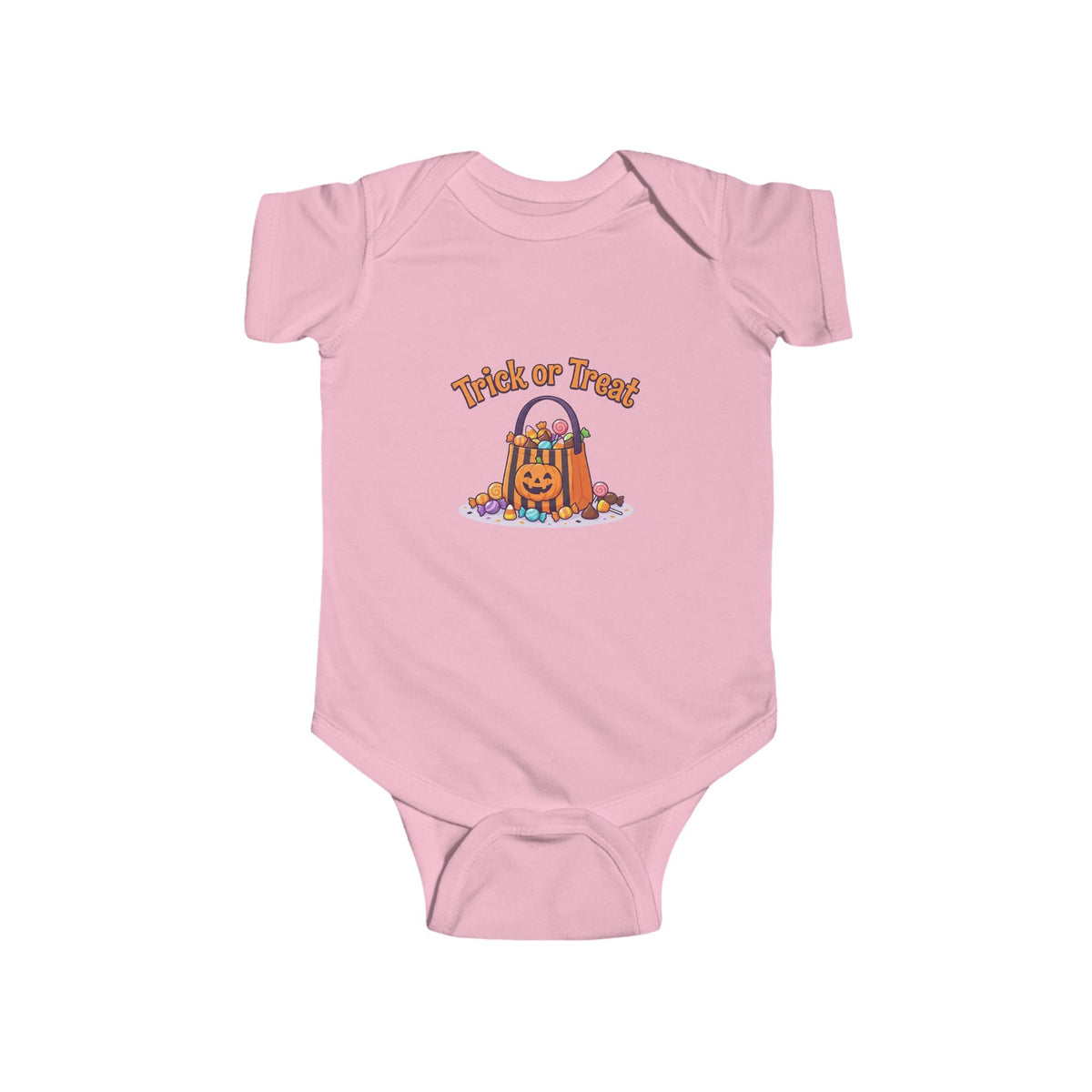 Trick-or-Treat Baby Bodysuit | Candy Bucket Halloween Infant Onesie