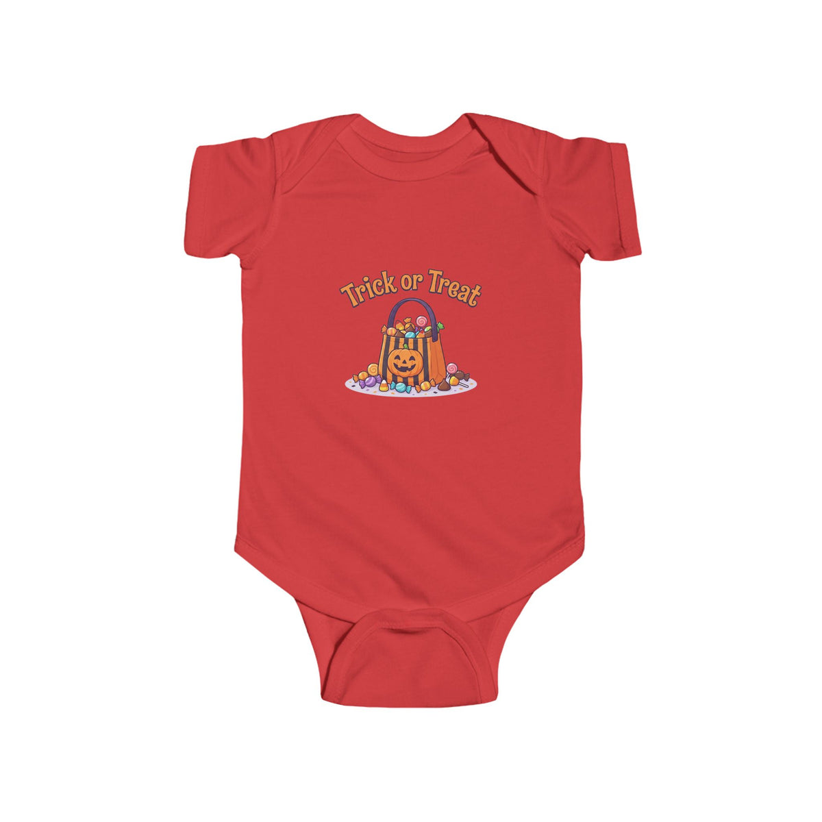 Trick-or-Treat Baby Bodysuit | Candy Bucket Halloween Infant Onesie