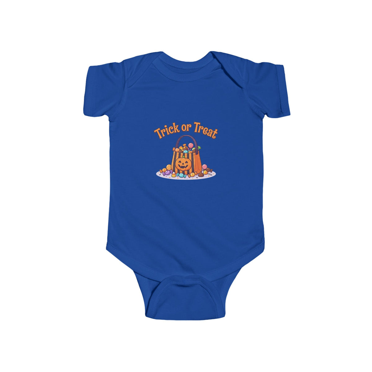 Trick-or-Treat Baby Bodysuit | Candy Bucket Halloween Infant Onesie