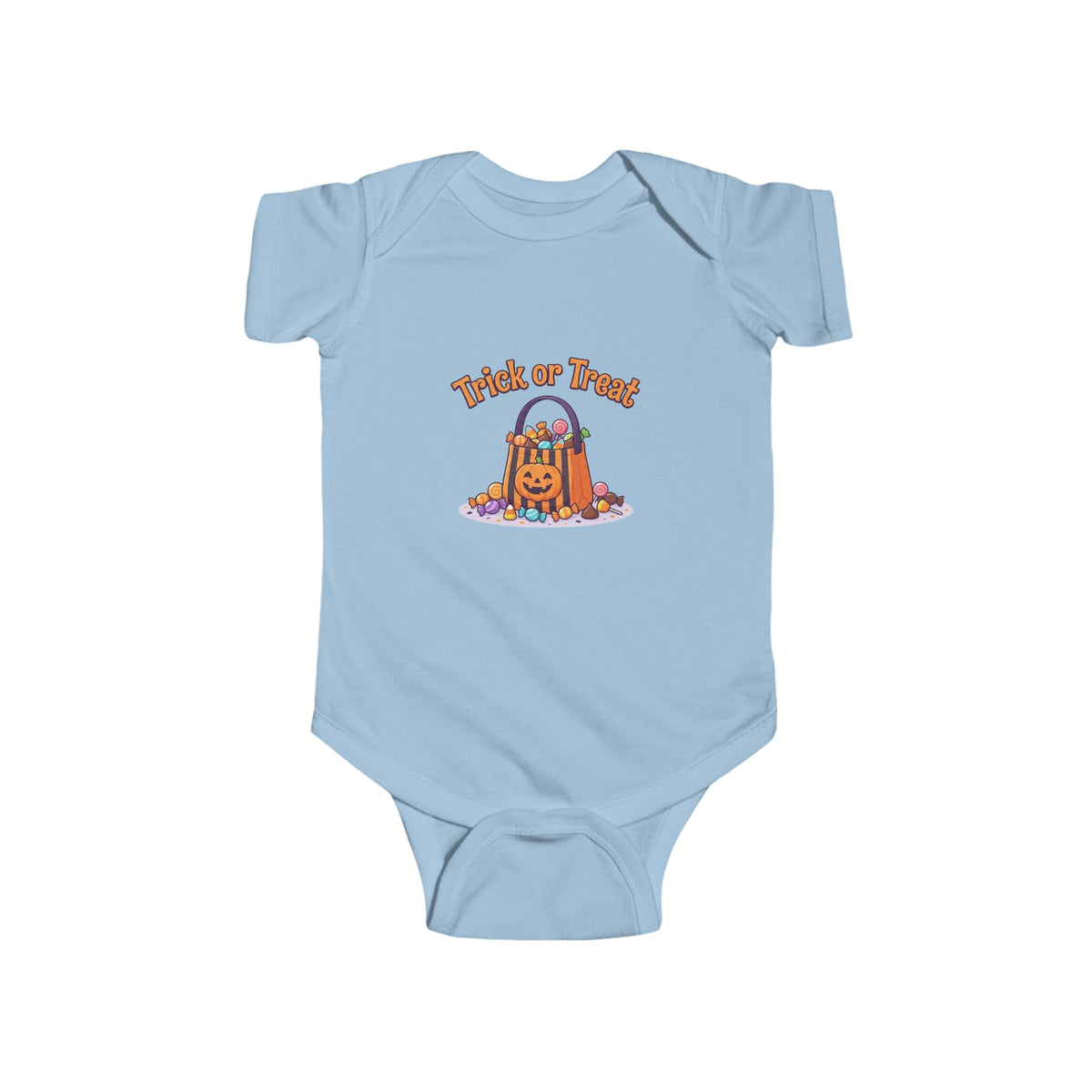 Trick-or-Treat Baby Bodysuit | Candy Bucket Halloween Infant Onesie