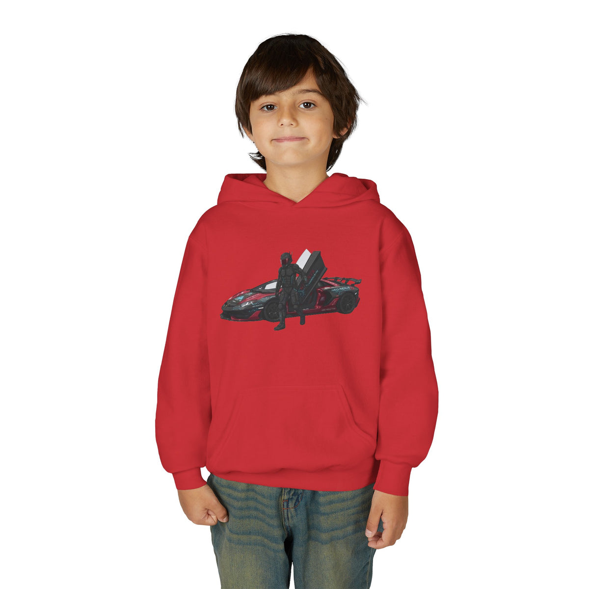 Kids Villain Hoodie, Void Rift Solo Car Kids Sweatshirt, Youth Nemesis Driver Retro Anime Graphic Pullover