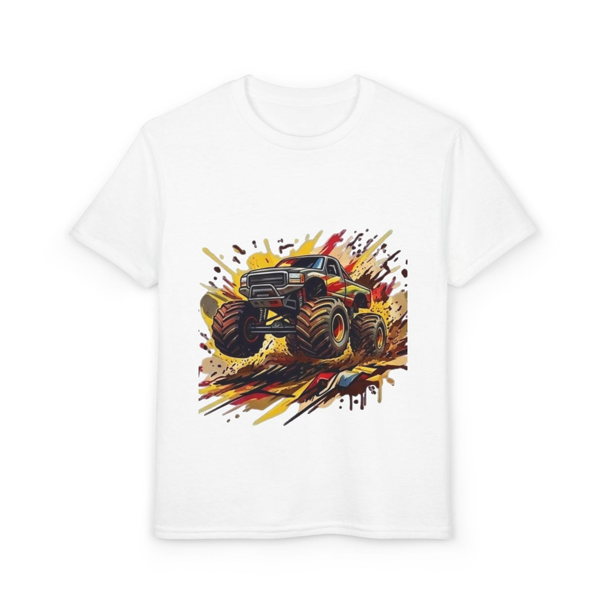 Copy of Monster Truck Illustration Youth T-Shirt | Mud Splash Racing