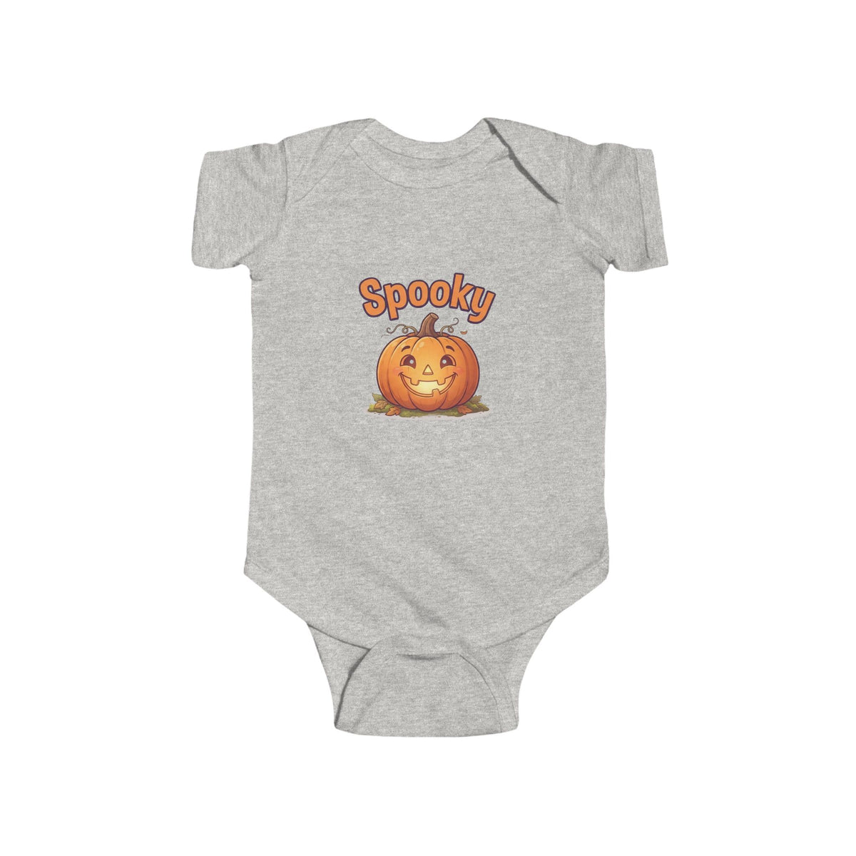 Jack-O-Lantern Baby Bodysuit | Bubble Letter Halloween Infant Onesie