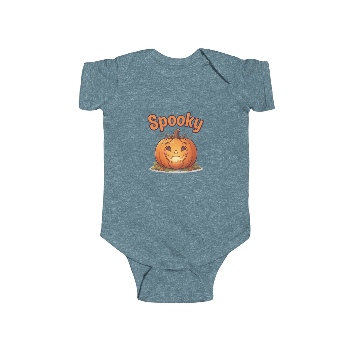 Jack-O-Lantern Baby Bodysuit | Bubble Letter Halloween Infant Onesie
