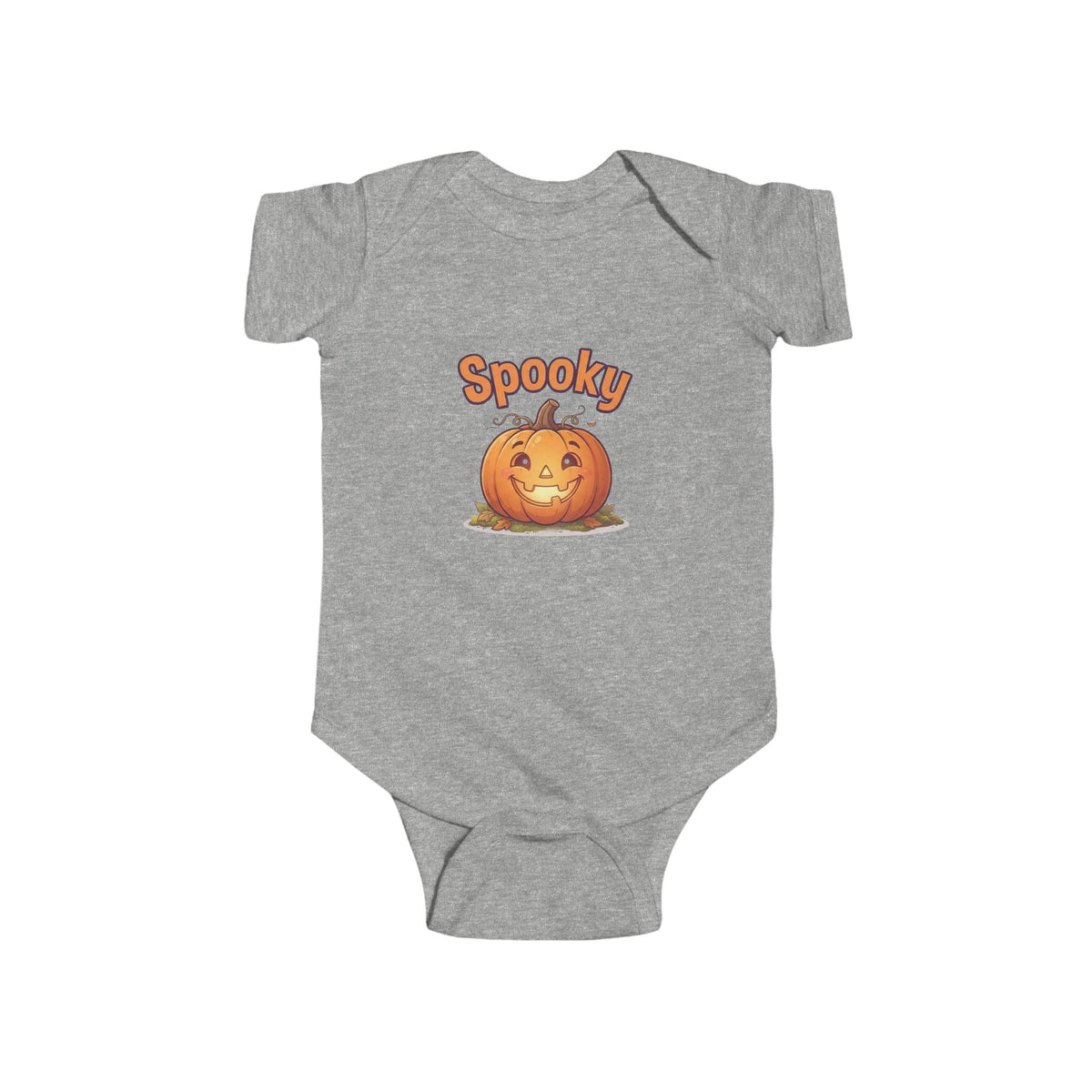 Jack-O-Lantern Baby Bodysuit | Bubble Letter Halloween Infant Onesie