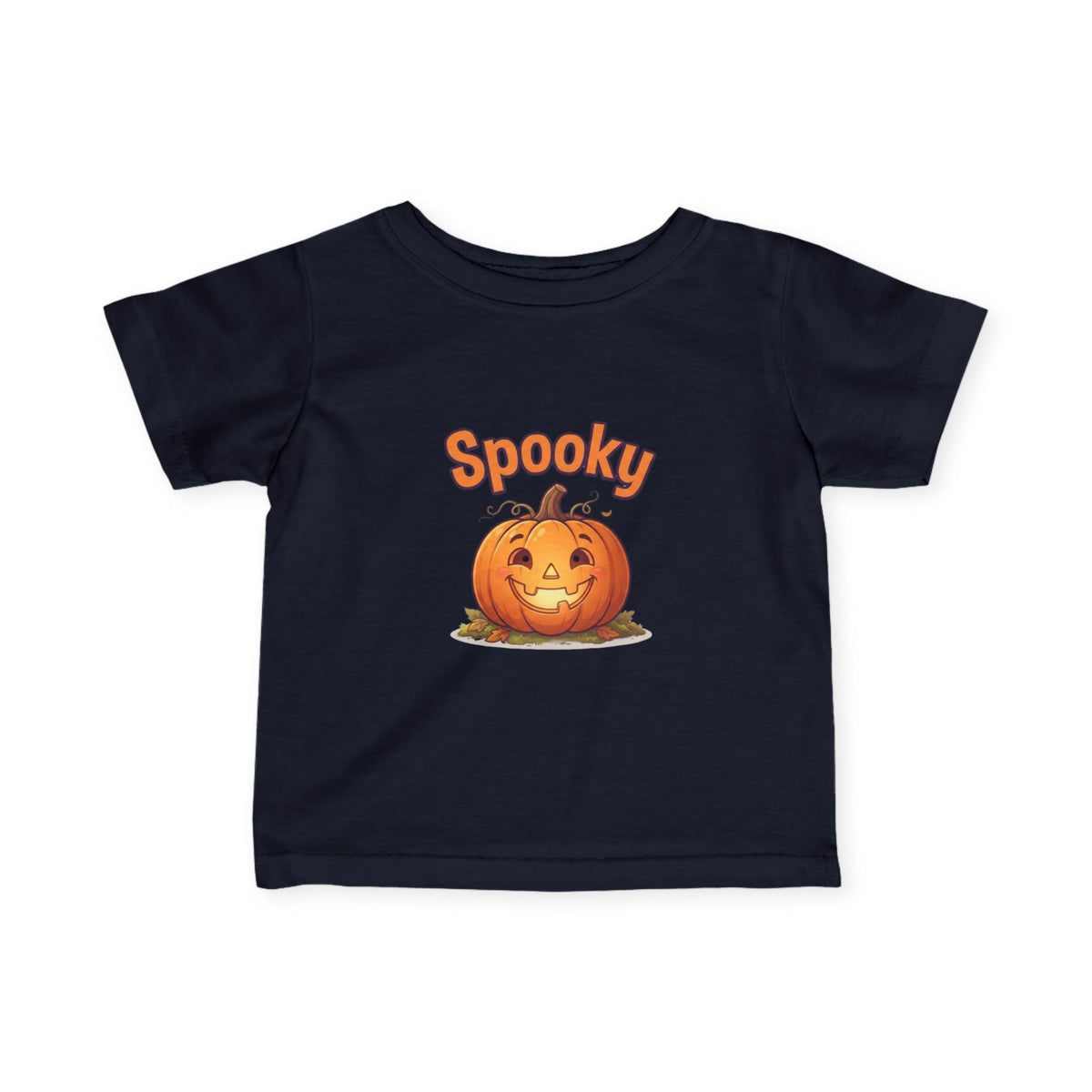 Halloween Jack-O-Lantern Baby Tee | Spooky Pumpkin Infant Shirt