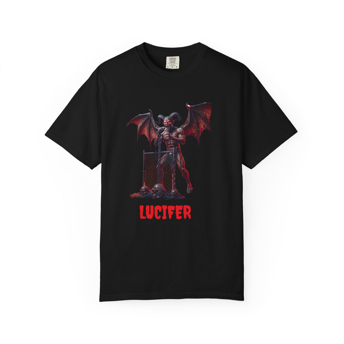 Infernal Rite "LUCIFER" Heavyweight Streetwear Metal Frontman Tee