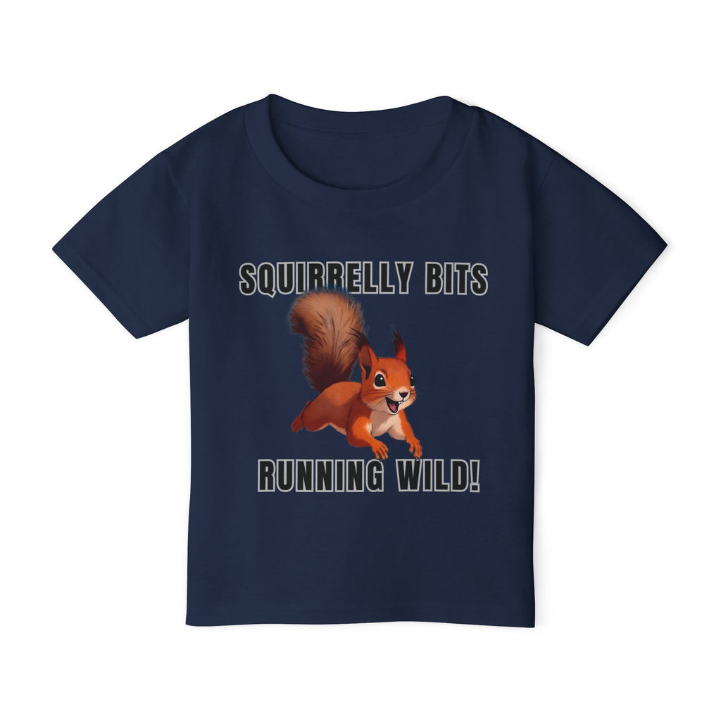 Squirrel Cartoon Running Wild toddler t-shirt