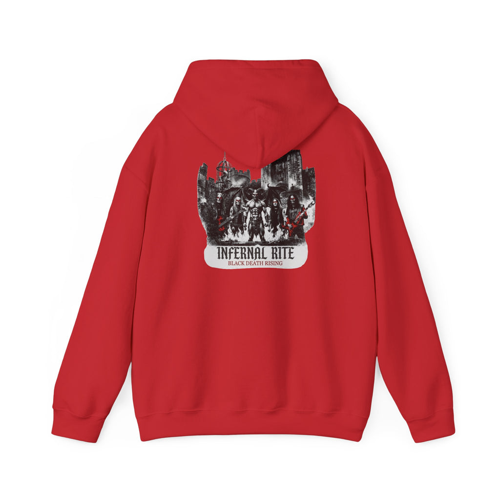 Infernal Rite "Black Death Rising" Premium Streetwear Heavyweight Hoodie