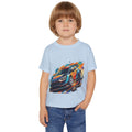 Rally Race Car Toddler T-shirt | Colorful Speed Illustration