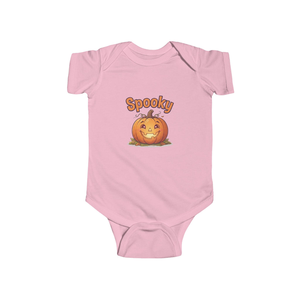 Jack-O-Lantern Baby Bodysuit | Bubble Letter Halloween Infant Onesie