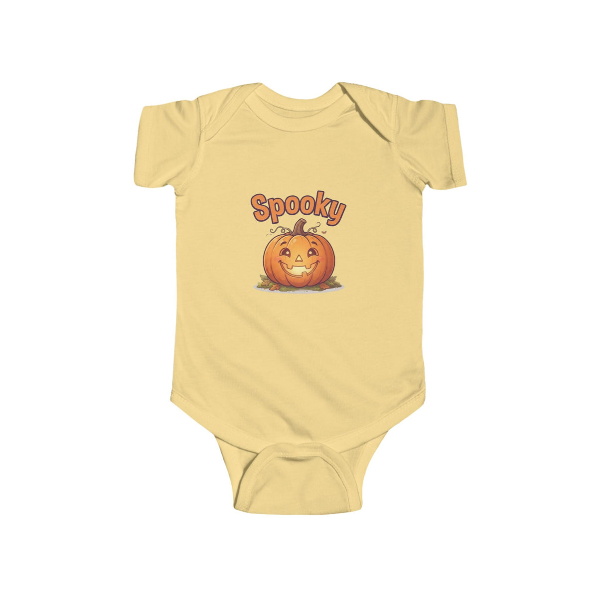 Jack-O-Lantern Baby Bodysuit | Bubble Letter Halloween Infant Onesie