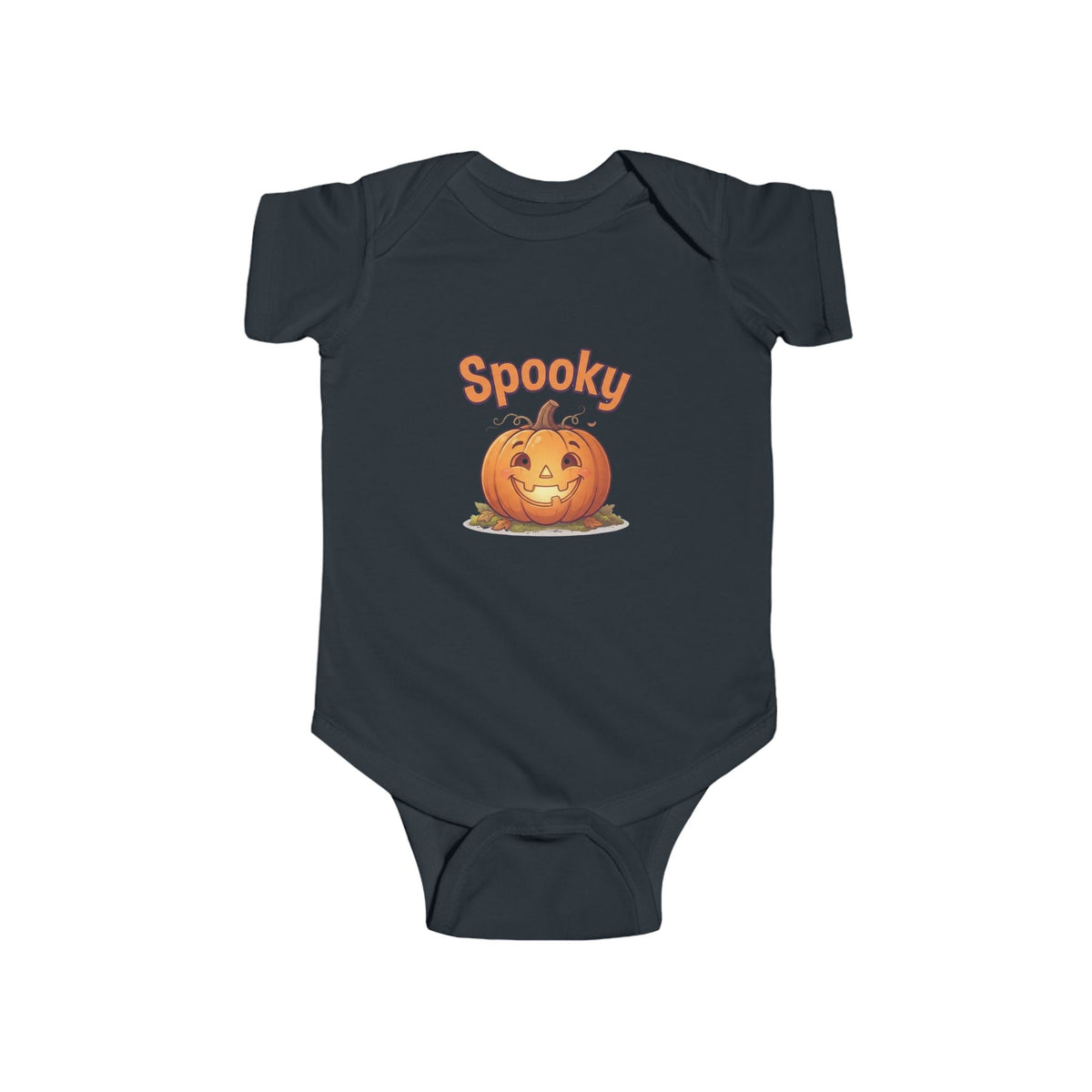Jack-O-Lantern Baby Bodysuit | Bubble Letter Halloween Infant Onesie