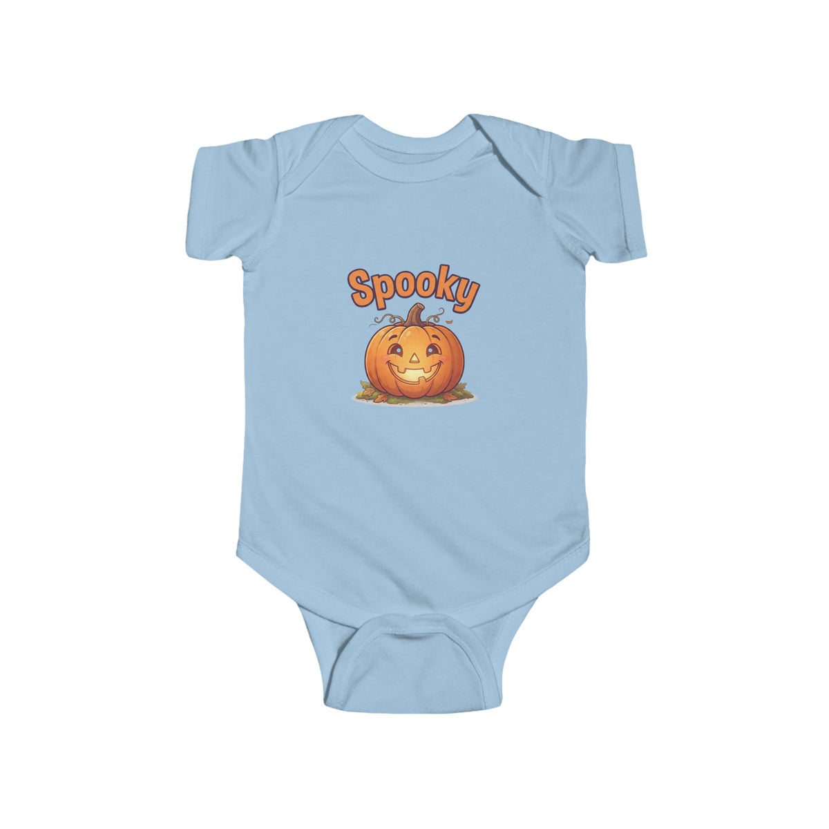 Jack-O-Lantern Baby Bodysuit | Bubble Letter Halloween Infant Onesie