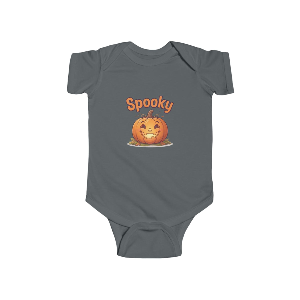 Jack-O-Lantern Baby Bodysuit | Bubble Letter Halloween Infant Onesie